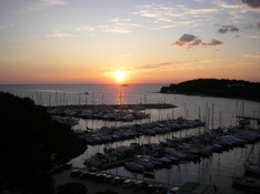 Sonnenuntergang in Rovinj