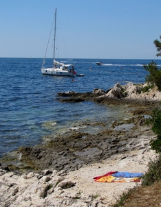 Uferstreifen bei Porec