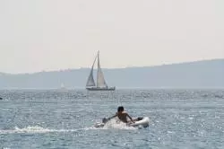 Segelboot auf der kroatischen Adria Segelboot auf der kroatischen Adria